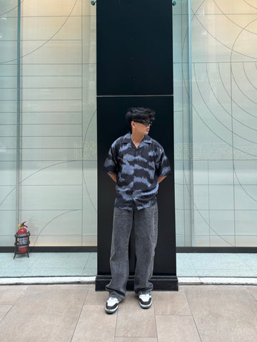 Distorted Ocean Print Shirt Distorted Ocean Print Shirt