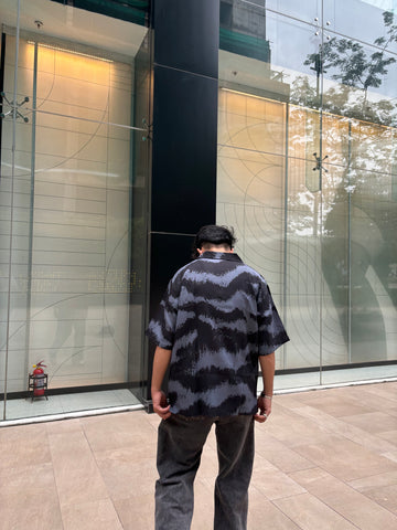 Distorted Ocean Print Shirt Distorted Ocean Print Shirt