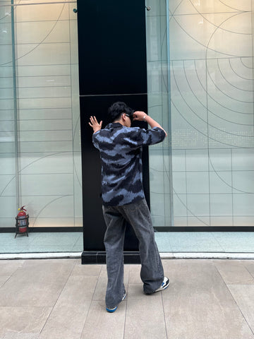 Distorted Ocean Print Shirt Distorted Ocean Print Shirt